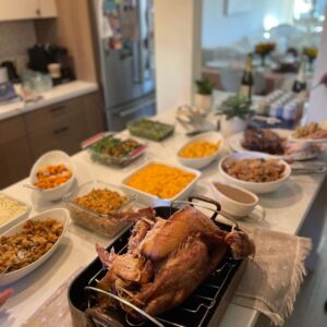 Brittany Daniel Instagram - Happy Thanksgiving! I’m grateful for our loving family and friends! @adam.touni @littlelovebugcompany