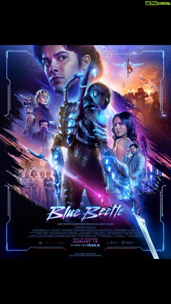 Bruna Marquezine Instagram - beetles out of the bag 🪲 BLUE BEETLE SUMMER, BB! #BlueBeetle Only in Theaters August 18 💙