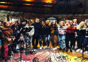 Bryce Dessner Instagram - Grateful to have contributed to the beautiful new @boniver album. Here on the last day of recording with the amazing @bychorus who I worked with on several of the songs. We’ve known and worked with Justin now for over ten years it’s so beautiful to watch how such a singular voice has inspired so many to create together.  #icommai @jagjaguwar