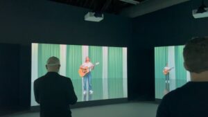 Bryce Dessner Instagram - So beautiful to be in New York last night for the opening of No Tomorrow, a six screen installation piece I created the music for with our amazing friend Ragnar Kjartansson and choreographed by @maggabjarnadottir for the incredible dancers of @icelanddancecompany. The show is at @luhringaugustine gallery through Christmas  if you can go see it!