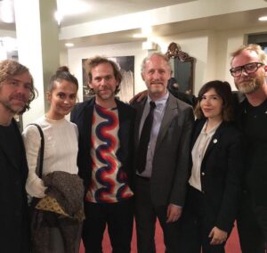 Bryce Dessner Instagram - Such an incredible 2 weeks on tour with our dear friend Mike Mills presenting our new album and his new film Easy to Find in Paris, London, New York, Toronto and LA. Thank you to Alicia and @carrie_rachel for joining us in LA and thank you to @minatindle and @thisisthekit for working so hard every night to sing these songs with us.