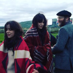 Bryce Dessner Instagram - Last summer in Iceland in an ancient lava field in front of our friend Ragnar Kjartansson’s farm @aarondessner and I sang a song with our dear friends Gyda and Kristin Anna Valtysdottir for 2 hours as the sun went down and came back up (at 2am... it was freezing) Ragnar filmed it for his new installation which opens at the MET Museum in New York for four months this Friday May 30. The piece and the song we all wrote together is called ‘Death is Elsewhere.’