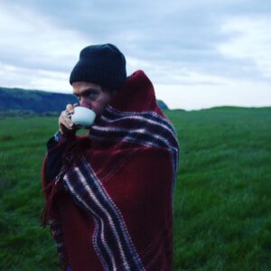 Bryce Dessner Instagram - Last summer in Iceland in an ancient lava field in front of our friend Ragnar Kjartansson’s farm @aarondessner and I sang a song with our dear friends Gyda and Kristin Anna Valtysdottir for 2 hours as the sun went down and came back up (at 2am... it was freezing) Ragnar filmed it for his new installation which opens at the MET Museum in New York for four months this Friday May 30. The piece and the song we all wrote together is called ‘Death is Elsewhere.’