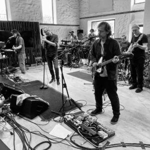 Bryce Dessner Instagram - Almost three years since we played our last show its great to be back rehearsing and getting ready for tour next week with @thenational. Big Thanks to @david_chalmin and @katiamariellelabeque #lfostudios for hosting us
