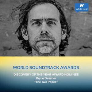 Bryce Dessner Instagram - Honored to be nominated for a @worldsoundtrackawards this year for my score for Fernando Meirelles’s The Two Popes.