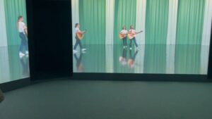 Bryce Dessner Instagram - So beautiful to be in New York last night for the opening of No Tomorrow, a six screen installation piece I created the music for with our amazing friend Ragnar Kjartansson and choreographed by @maggabjarnadottir for the incredible dancers of @icelanddancecompany. The show is at @luhringaugustine gallery through Christmas  if you can go see it!