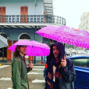 Bryce Dessner Instagram - @aarondessner @postmoderndrummer and I lived a couple blocks from here in New Orleans almost 25 years ago. Many of our earliest experiences learning to play music were in this incredible city.  We are finally back to perform for only the second time in the history of @thenational tonight at @voodoonola