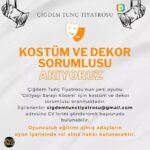 Çiğdem Tunç Instagram - Tiyatroyu öğrenebilmek için gereken herşeyi yapmamız ve tecrübe etmemiz gerekir.Hadi bakalım gençler,profesyonel lige çıkabilmek için size güzel bir fırsat sunuyoruz.