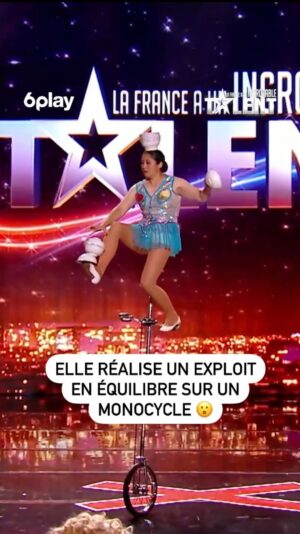 Éric Antoine Instagram - « C’est super fort » 😮 
Elle réceptionne des bols avec sa tête en équilibre sur un monocycle et laisse le jury stupéfait !

#LFAUIT, disponible sur @6play