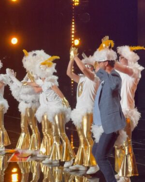 Éric Antoine Instagram - Tu valides la « Super Moumou » touch ? #LFAUIT 

Slipe pour la vidéo de ma prestation 🐥😂 👉🏼