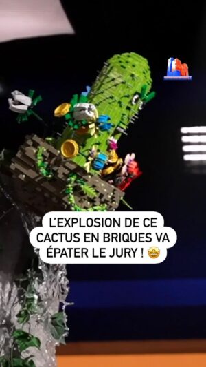 Éric Antoine Instagram - « Je n’ai jamais vu une telle explosion depuis tant d’années »
Le jury est complètement bluffé par l’explosion de Joe Le Cactus, une création faite à 100% de briques ! 💥🌵

#LegoMasters, nouvelle saison, dès lundi 25 et mardi 26 décembre à 21:10
