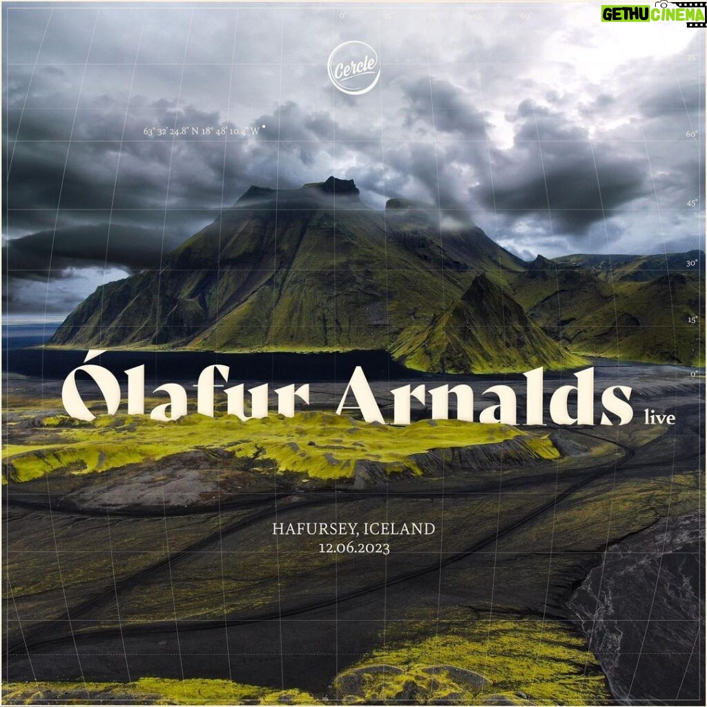 Ólafur Arnalds Instagram - TONIGHT! I am incredibly excited to announce: Ólafur Arnalds x @cerclemusic – live in Hafursey, Iceland. One night only, live from location with full band! Live on Facebook and Twitch, link to follow. Reykjavik: 9pm London: 10pm Paris: 11pm Los Angeles: 2pm New York: 5pm Mexico: 3pm
