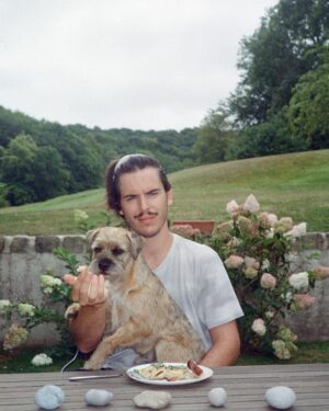 César Domboy Instagram - Ponyo barked and we instantly knew she wanted to go on a romantic weekend in Normandie with the boys. So we complied. 🤍
 - Summer 2022 on film
