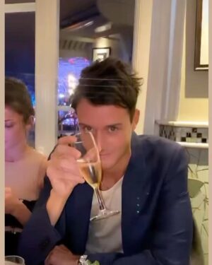 César Domboy Instagram - Stunning @diorbeauty dinner party with friends and fam to close the exciting @canneseries festival ✨
Many thanks to the great @jeromepulis & @fannybourdettedonon for gathering all these beautifully hilarious peeps❤️
@ohmybos 
@zzoimage 
@benoit_ponsaille