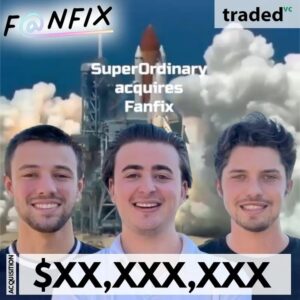 Cameron Dallas Instagram - SALE
IMAGE: Cameron Dallas, Harry Gestetner, Simon Pompan
DATE: 7/21/22

AMOUNT:  High Eight Figures 🤐

BUYER: Super Ordinary - Julian Reis
SELLER: @fanfix - Cameron Dallas (@CameronDallas), Harry Gestetner (@HarryGestetner), Simon Pomp (@SimonPomp)

HQ: Los Angeles 📍

NOTE: SuperOrdinary, the leading global growth partner for today’s lifestyle brands, is acquiring Fanfix, a creator economy startup that provides access to exclusive content from leading Gen Z creators, co-founded by Harry Gestetner, Simon Pompan and social media star Cameron Dallas.

QUOTE: “We are thrilled to team up with Fanfix and build a multi-brand platform that will streamline relationships between content creators and brands”, says Julian Reis, Founder and CEO of SuperOrdinary. 

❓: How much do you think it was acquired for? Comment your guess below ⬇️ 

#CameronDallas #SimonPompan #HarryGestetner #SuperOrdinary #JulianReis #FanFix