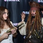 Cameron Dallas Instagram – *Captain Jack Sparrow & Elizabeth Swan ; Happy Halloween 🏴‍☠️