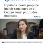 Camila Flores Instagram – 𝗡𝗢 𝗔 𝗟𝗢𝗦 𝗥𝗨𝗜𝗗𝗢𝗦 𝗠𝗢𝗟𝗘𝗦𝗧𝗢𝗦!🔇
¿Sabías que el 29% de la población en Chile enfrenta niveles inaceptables de ruido durante la noche, afectando a aproximadamente 1,88 millones de personas?

Por esta razón es que nuestra diputada Camila Flores presentó un proyecto para sancionar penalmente a aquellos que generen ruidos molestos en los horarios en que todos estamos descansando.
Qué te parece?
Comenta 🗣️

Revisa la propuesta aquí 👇
https://www.biobiochile.cl/noticias/nacional/chile/2023/12/25/diputada-flores-propone-incluir-sanciones-en-el-codigo-penal-por-ruidos-molestos.shtml