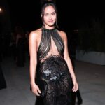 Camila Mendes Instagram - day two of VFF 🖤 attending the @giorgioarmani show with @armanibeauty (last slide was meant to be a photo, put the sound on for maximum discomfort) 👍🏽
