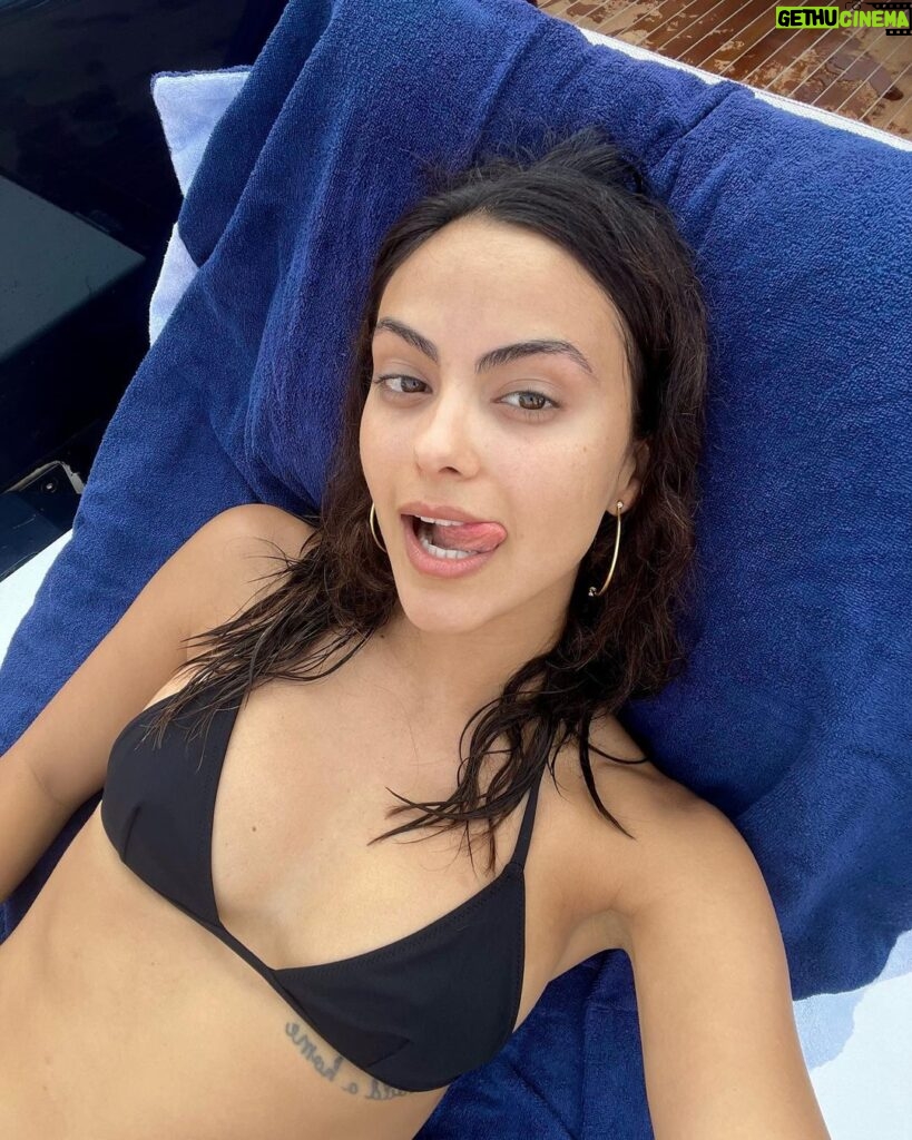 Camila Mendes Instagram - sorry can’t talk, lost at sea 😕 Capri, Italy