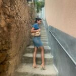 Camila Mendes Instagram - the pic you ask him to take vs. the pic he ends up taking Amalfi Coast, Italy