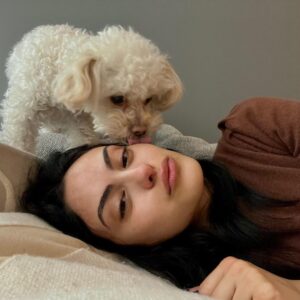 Camila Mendes Instagram - truffle turns 3 today 😭 happy birthday little angel