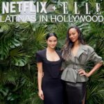 Camila Mendes Instagram - thank you @elleusa and @contodonetflix for organizing such a special event. proud as ever to be a latina in hollywood 🫡♥️ @ninagarcia you are a legend