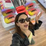 Camila Mendes Instagram - paid a visit to @ultabeauty to see our beautiful children @loopsbeauty 🥹 we’re in 450 stores nationwide, to find one near you visit the store locator on our website 💗 link in bio!