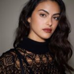 Camila Mendes Instagram - never thought i’d walk a carpet in moto boots as a 5’2 girlie but i loved every minute of it 🥾 was an honor to rep @coach at the CFDA awards with you @stuartvevers 🖤🖤