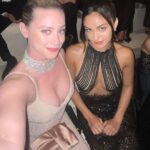 Camila Mendes Instagram - day two of VFF 🖤 attending the @giorgioarmani show with @armanibeauty (last slide was meant to be a photo, put the sound on for maximum discomfort) 👍🏽