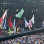 Cara Delevingne Instagram - I have been going to Glastonbury since I was 15 but this year was my first sober one and it was by far my favorite. Filled with tears, full belly laughs, long awaited reunions and so much love. Till next time… ❤️ 1. Lewis Capaldi 2. Guns N’ Roses 3. Fat boy slim 4. Cat Stevens 5. Blondie 6,7,8,9,10. ELTON JOHN Glastonbury Festival