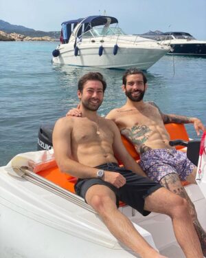 Carlo Pedersoli Jr. Instagram - Wonderful days in Costa Smeralda.. happy 40th birthday to my beautiful sister 🤍 #CPJr #SkyIsTheLimit #Semento