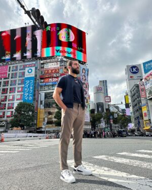 Carlo Pedersoli Jr. Instagram - Back in my favorite place comfortable and in style #EA7 @emporioarmani ⛩️ #CPJr #SkyIsTheLimit #Semento  #adv
