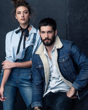 Casey Deidrick Instagram - We’re overall this denim...@cwinthedark is now streaming on @netflix #netflix 📸: @lanedorsey styling by @gkamazani Hair by @duyenhuynh make up by @louswindenpayne