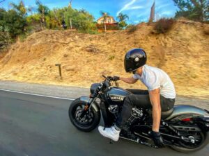 Casey Deidrick Instagram - One last ride w/ @brockohurn 🤘🏼 @indianmotorcycle