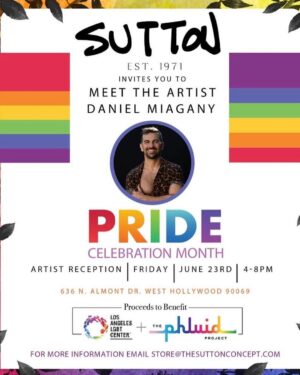 Cassandra Scerbo Instagram - Christmas in June! 🥰 Lovely evening at @thesuttonconcept. Obsessed with my new piece of art by the lovely and talented @danielmiagany & so happy that this purchase is benefitting @lalgbtcenter & @thephluidproject 🫶🏼 #pride2023