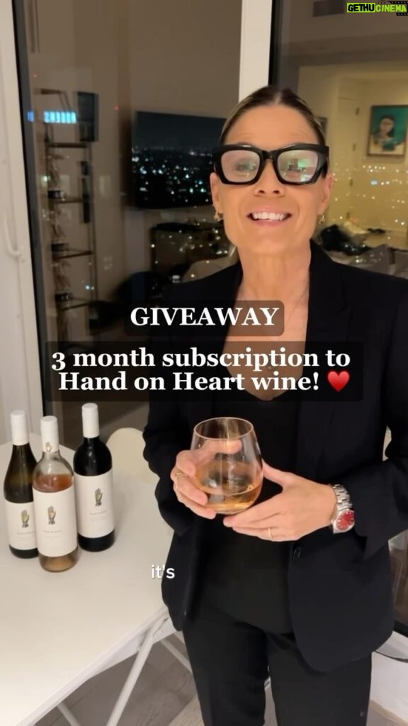 Cat Cora Instagram - We're starting Dry January in the best way possible: with a giveaway! 🍷♥️ We nominate @mariashriver and @kithoover.  Join @CatCora and enter for a chance to win a 3-month subscription of Hand on Heart non-alcoholic wine!  Here's how: - Tag two friends in the comments to nominate them - Follow @handonheartwine and @catcora to stay up to date.  Cheers to friendship, Dry January and delicious wine without the alcohol!  #HandonHeartWine #dryjanuary #nonalcoholicwine #sobercurious #nonalcoholic