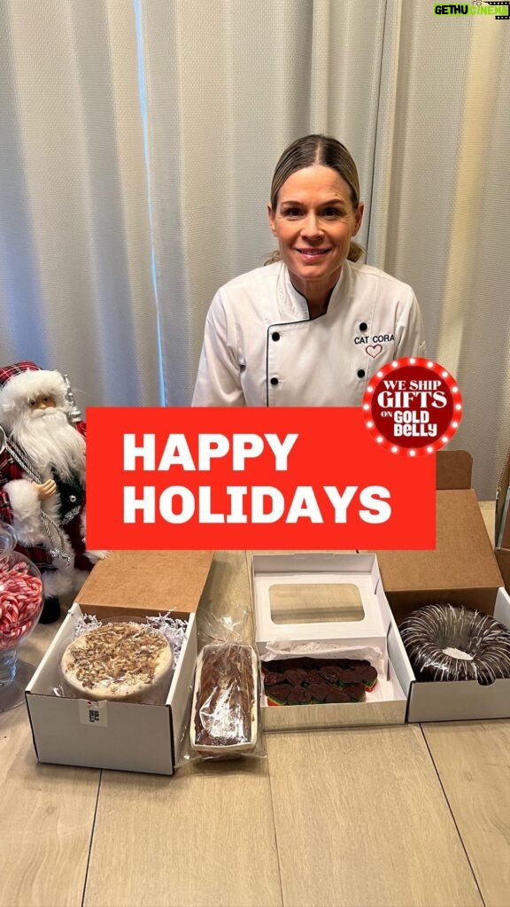 Cat Cora Instagram - My @goldbelly desserts make the perfect gifts for anyone on your list this holiday season! Shop now from the link in my bio and stories ❤️❤️ #goldbelly #goldbellydesserts #fooddelivery #catcoradesserts #holidaygifts