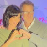 Catherine Bell Instagram - About last night. I love this man 🫶🏼💞 #JamesDenton @hallmarkchannel #ChristmasOnCherryLane