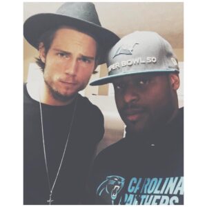 Chad James Buchanan Instagram - Hey guys, this is Steve. He's a cool dude. Bromance sponsored by #STAR (hats sold separately).
.
.
Which just so happens to be airing tonight. How ironic right?  Its gonna be #wockaflocka 🔥 boiii. TUNE IN 👊🏼