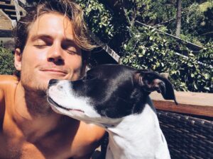 Chad James Buchanan Instagram - Luna, trying out her selfie stick.