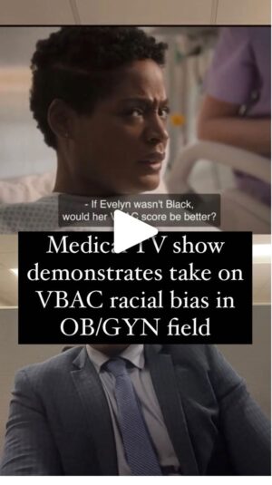 Charles S. Johnson IV Instagram - Powerful! Repost from @joelbervell
•
In my last post, I talked about how the VBAC equation used to use race (being Black or Latinx) as a factor determining whether a mother could have a vaginal birth or C-section. Here’s a clip from New Amsterdam that shows that impact on patient autonomy in realtime. #vbac #racialbiasinmedicine #newamsterdam #medicine #pregnancy #health #doctor #medicine #joelbervell