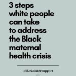 Charles S. Johnson IV Instagram – ✊🏻✊🏼✊🏽✊🏾✊🏿 If there are any ways to support we missed pls share in the comments below ⬇️

🔁 @likeasistersupport 
We’re two white women speaking to our white friends, clients and colleagues today: 𝐰𝐞 𝐦𝐮𝐬𝐭 𝐝𝐨 𝐦𝐨𝐫𝐞 𝐭𝐨 𝐚𝐝𝐝𝐫𝐞𝐬𝐬 𝐭𝐡𝐞 𝐨𝐧𝐠𝐨𝐢𝐧𝐠 𝐝𝐞𝐚𝐭𝐡𝐬 𝐨𝐟 𝐁𝐥𝐚𝐜𝐤 𝐰𝐨𝐦𝐞𝐧 𝐚𝐧𝐝 𝐛𝐚𝐛𝐢𝐞𝐬.⁣
⁣Want to help? Here are 3️⃣ steps white people can take to support Black maternal health:⁣
⁣
𝐋𝐞𝐚𝐫𝐧 𝐚𝐛𝐨𝐮𝐭 𝐢𝐭⁣
⁣
The National Partnership for Women and Families tells us that Black women in the United States are more likely to die from pregnancy or childbirth than women in any other race group. Thousands of Black parents have shared personal stories of how they’ve been affected by the iniquities and racism present in our country.⁣
⁣
Use resources like @npwf, @4kira4moms, @theirthapp & @sistersong_woc to hear real stories and fully absorb the truth: this is a national crisis.⁣
⁣
𝐓𝐚𝐥𝐤 𝐚𝐛𝐨𝐮𝐭 𝐢𝐭⁣
⁣
Speak up with your friends, providers and colleagues. By bringing this conversation into white spaces, you can use your privilege and access to make a difference. Use your network to make a difference and elevate the voices of people of color who educate on this topic.⁣
⁣
𝐔𝐬𝐞 𝐲𝐨𝐮𝐫 𝐭𝐢𝐦𝐞, 𝐦𝐨𝐧𝐞𝐲 𝐚𝐧𝐝 𝐫𝐞𝐬𝐨𝐮𝐫𝐜𝐞𝐬⁣
⁣
Support Black doulas by giving money to or volunteering with organizations that train and equip them.⁣
⁣
Hold an alternative baby shower where guests donate to these groups instead of buying gifts (great for a “sprinkle” when it’s not your first baby!).⁣
⁣
You don’t have to be wealthy or have a ton of free time to make a difference. 𝗖𝗵𝗲𝗰𝗸 𝗼𝘂𝘁⁣:⁣
⁣
@nationalblackdoulas⁣
⁣
@groundswellfund⁣
⁣
@ancientsong⁣
⁣
@mamatotovillage⁣
⁣
@birthequity⁣
⁣
@birthingadvocacy⁣
⁣
@blackmamasmatter⁣
⁣
Know another organization doing great work in this arena? 𝐓𝐚𝐠 𝐭𝐡𝐞𝐦 𝐢𝐧 𝐭𝐡𝐞 𝐜𝐨𝐦𝐦𝐞𝐧𝐭𝐬 𝐛𝐞𝐥𝐨𝐰 𝐬𝐨 𝐰𝐞 𝐜𝐚𝐧 𝐬𝐡𝐚𝐫𝐞!