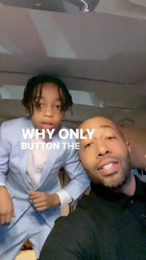 Charles S. Johnson IV Instagram - 🚨PSA🚨 Just in time for #FATHERSDAY.  Gentlemen, Not sure who needs to hear this but some of those buttons are just there to relax and take a break.  Uncle @iamsteveharveytv we don’t want any smoke. We’ve got nothing but love and respect for you 😂. #letthosebuttonsbreath #lifehack #lifelessons #dapper #dapperlydone #teamjohnson #lovealwayswins