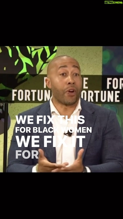 Charles S. Johnson IV Instagram - “When we fix the maternal mortality crisis for black women, we fix it for everyone”. Thank you @fortunemag & @fortunewell for centering the Black Maternal Health crisis during this years #brainstormhealth conference #maternalhealth #momnibus #blackmammasmatter #applypressure #4kira4moms #lovealwayswins