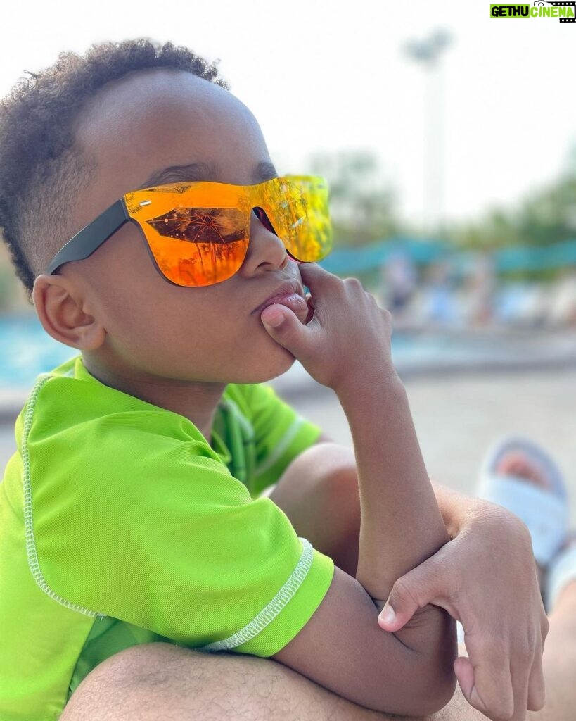 Charles S. Johnson IV Instagram - 🚀Happy 7th Birthday to the BRIGHTEST LIGHT 💫 LANGSTON THE LEGEND, aka LANGSTON THE 🦁 aka THE SNACK MASTER, aka SUGAR RUSH aka THE ULTRALIGHTBEAM. The world is yours champ! I don’t have to tell you to keep shining brightly, because you simply just can’t help it. 🎰 #TEAMJOHNSON #LANGSTONTHELEGEND #777 #LOVEALWAYSWINS #GODSGIFT