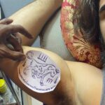 Charlie Decca Instagram - ”The BuLL” Sak Yant stick and poke for those who like pain i recommend it. • • • • • • • #sakyant#thai#style#tattoo#kru#krurose#muaythai#is#pain#stickandpoke#thebull#mma#phuket# @tigermuay Phuket