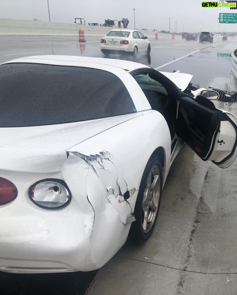 Charlie Decca Instagram - Final part of Project get all my toys back. I traded a $1500 motorcycle and like $1100 dollars for this 80k mile car with kook headers 2 12's 5 years ago someone hit the vette and my heart really broke 💔this car was so much fun to drive 🏎️and work on. the pearl white paint by @brazilianpaintguru ceramic coating by @negro_nospot_detailing and white leather seats i installed in them with the heads up display were a dream then somebody hit my shit😪 Got the urge to say fuck it and scratch it dj kaled it, and get "another one". What do yall think i should do? • • • #musclecar#c5#corvette#kookheader#carjunkie#carporn#chevy#ls1#whitecorvette#carlovers