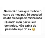 Chico Felitti Instagram – Ê DEDO PODRE! Sabe aquele azar recorrente, de sempre se dar mal com boy, com casa, com boy, com firma ou com boy? Então, teve uma competição de histórias de nossos dedos podres ontem nos stories. Esses são os causos mais votados. Tem 40 no story destacado EC DEDO PODRE Dedo de Deus – Teresópolis / RJ