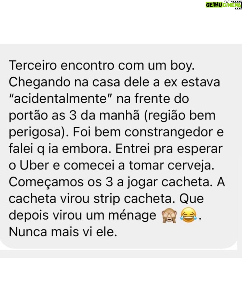 Chico Felitti Instagram - Ê DEDO PODRE! Sabe aquele azar recorrente, de sempre se dar mal com boy, com casa, com boy, com firma ou com boy? Então, teve uma competição de histórias de nossos dedos podres ontem nos stories. Esses são os causos mais votados. Tem 40 no story destacado EC DEDO PODRE Dedo de Deus - Teresópolis / RJ