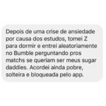 Chico Felitti Instagram – MUITA CALMA! As histórias mais surreais de calmante, anestesia (& muito zolpidem) competiram ontem. Essas são as dez mais votadas. Dá pra ver as 40 no story destacado EC REMÉDIO 💊 Recanto de Zolpidem